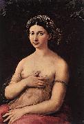 La fornarina or Portrait of a young woman RAFFAELLO Sanzio